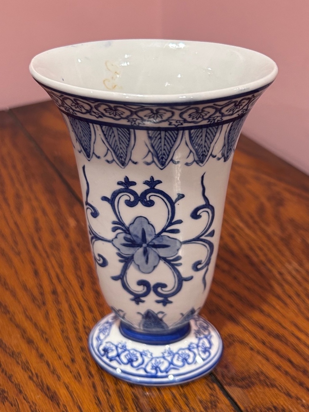 AA Importing Blue and White Small Ceramic Decorative Vase - Picture 2 of 7